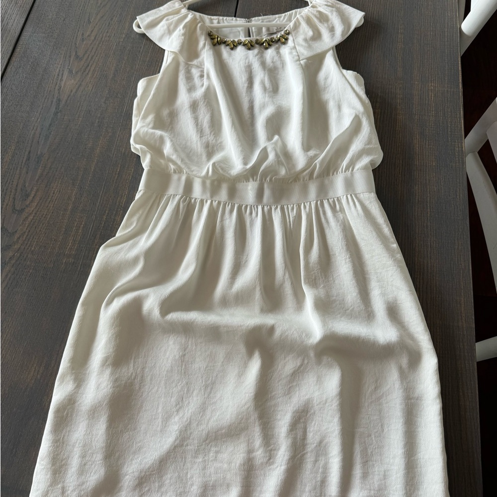 Womans LOFT White Dress